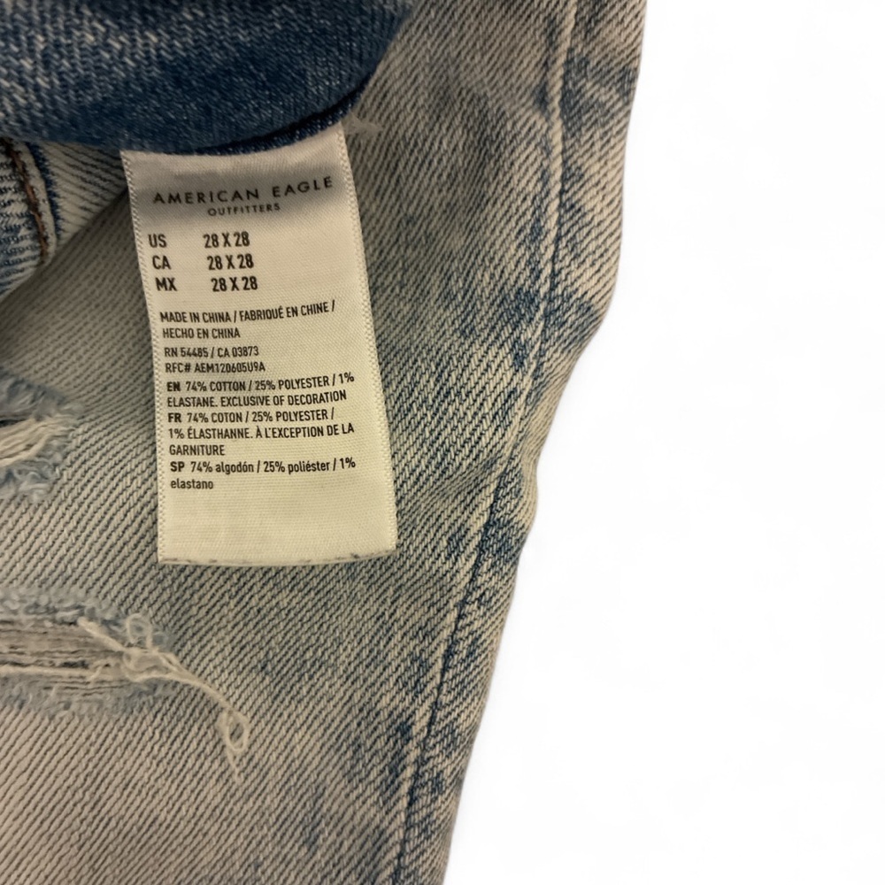 American Eagle Outfitters airsoft+ Athletic Skinny Jeans Distressed w28 L28 - Picture 8 of 9
